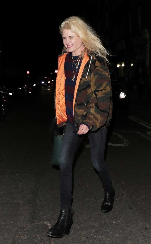 Alison Mosshart in a Camo Jacket