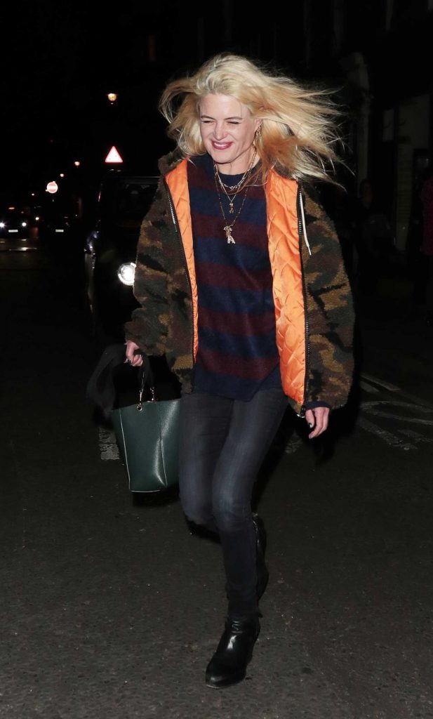 Alison Mosshart in a Camo Jacket