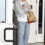 Emma Roberts in a Grey Hoodie Was Seen Out in Beverly Hills
