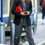 Helena Christensen in a Black Blazer Was Seen Out in New York City