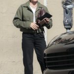Lucy Hale in an Olive Jacket Was Seen Out in Los Feliz