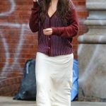 Suri Cruise in a White Skirt Was Seen Out in New York City