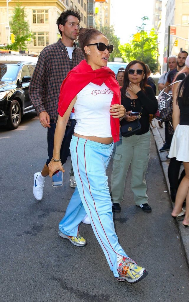 Adwoa Aboah in a White Tee