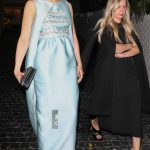 Daisy Ridley in a Baby Blue Dress Departing the Chateau Marmont in Los Angeles
