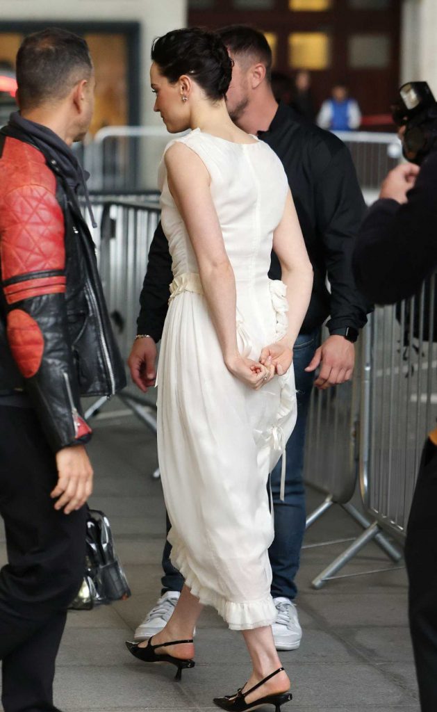 Daisy Ridley in a White Dress