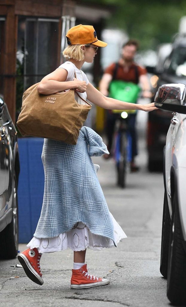 Gigi Hadid in a White Tee