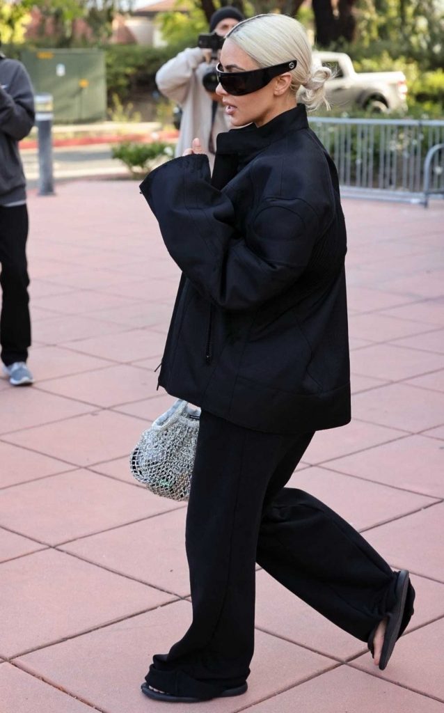 Kim Kardashian in a Black Jacket