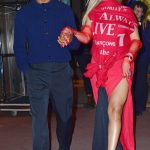 Rihanna in a Red Dress Steps Out for a Mother’s Day Date Night in New York