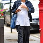 Adwoa Aboah in a White Tee Was Spotted Out on a Stroll through Notting Hill in London