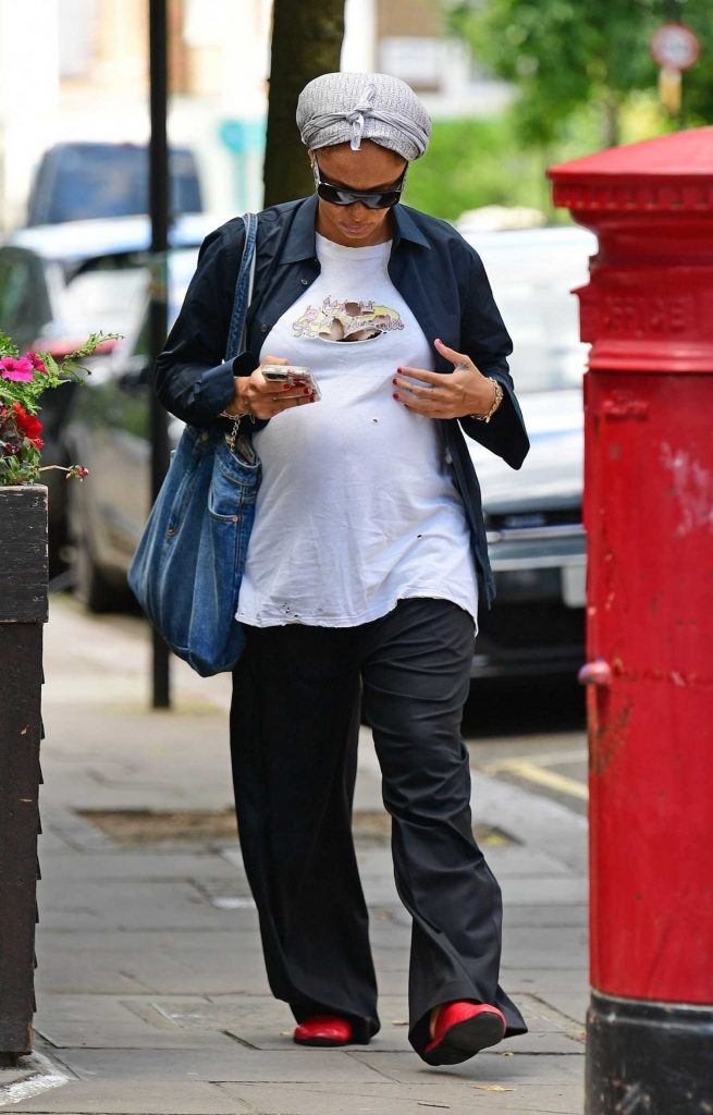 Adwoa Aboah in a White Tee