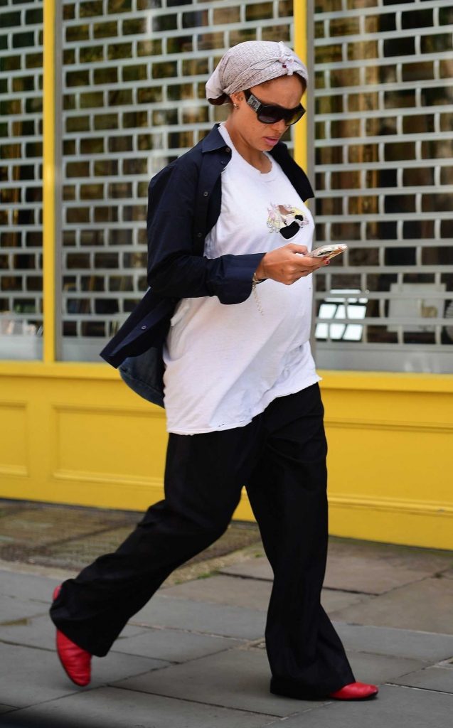 Adwoa Aboah in a White Tee