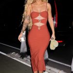 Iggy Azalea in a Red Dress Was Seen Out in New York