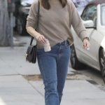 Jennifer Garner in a Tan Sweater Was Spotted Out in Los Angeles