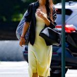 Katie Holmes in a Yellow Dress Was Seen Out in New York