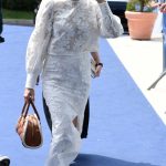 Kelly Rutherford in a White Lace Ensemble Was Seen During the 63rd Monte-Carlo Television Festival in Monte-Carlo