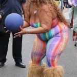 Lizzo in a Rainbow Colored Catsuit Was Seen at the Pride Parade in West Hollywood