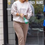 Maria Menounos in a White Sneakers Was Seen Out in Encino