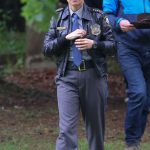 Mila Kunis Plays a Police Officer at the New Knives Out Movie in Epping