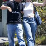 Olivia Macklin in a White Top Was Seen Out with Benjamin Levy Aguilar in Los Feliz