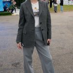 Anya Taylor-Joy in a Grey Blazer Was Seen at Hyde Park in London