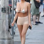 Bianca Censori in a Silwer Micro Bra Turns Heads while Stepping Out in Century City