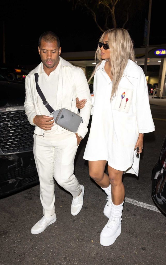 Ciara in a White Sneakers