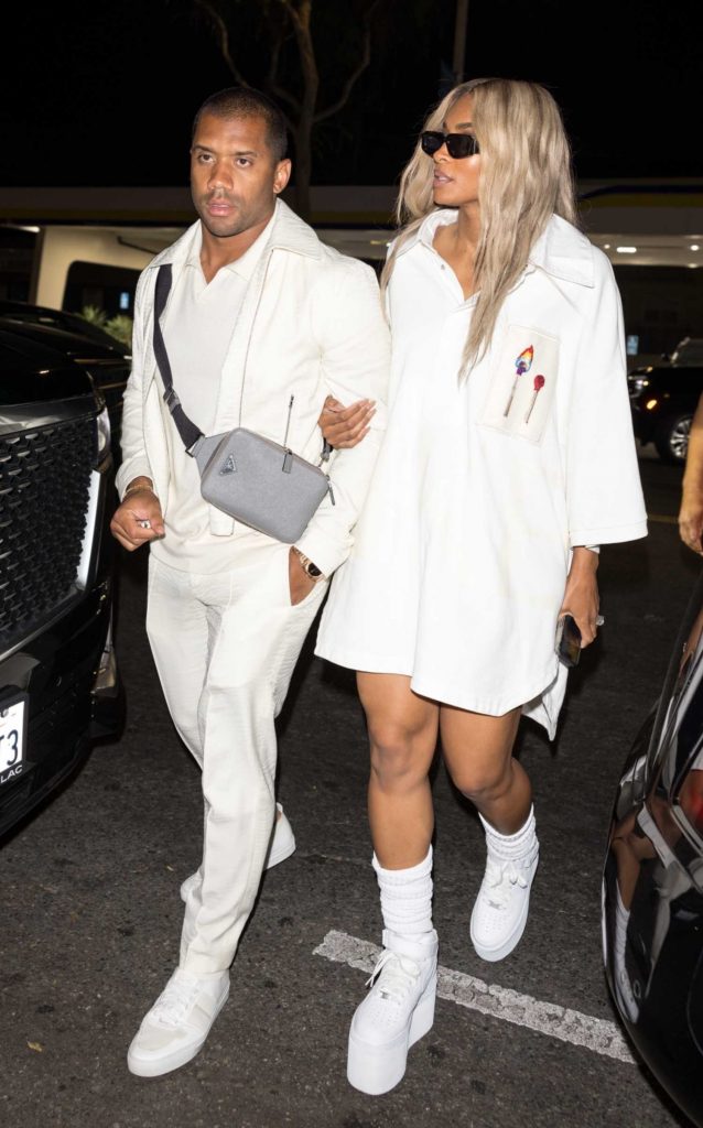 Ciara in a White Sneakers