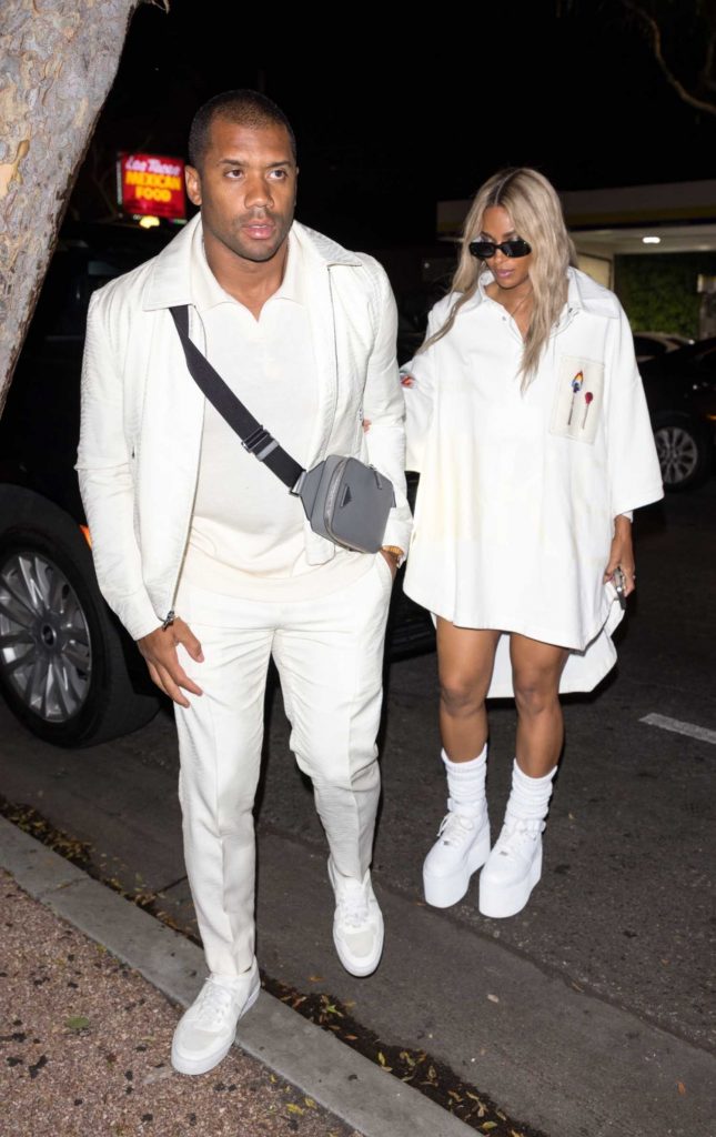 Ciara in a White Sneakers