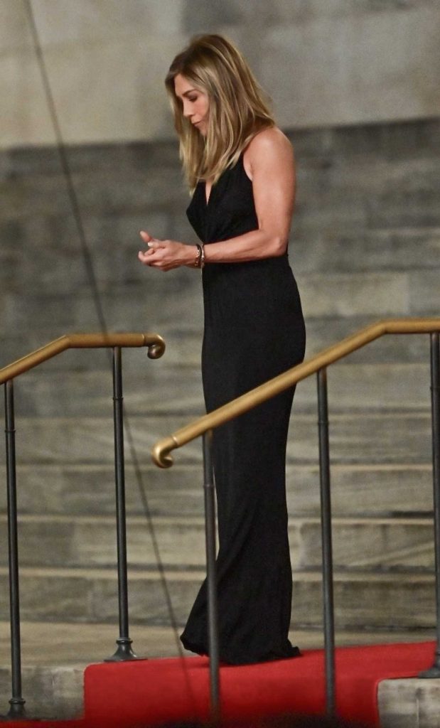 Jennifer Aniston in a Black Dress