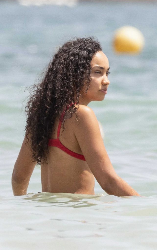 Leigh-Anne Pinnock in a Red Bikini