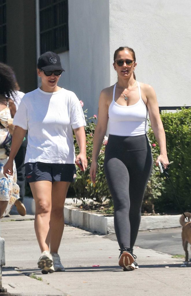 Minka Kelly in a Black Sneakers