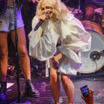 Pixie Lott Performs Onstage at Hoxton Hall in London