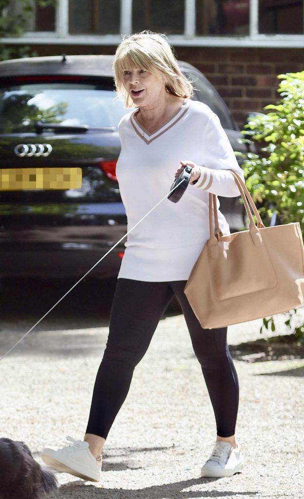 Ruth Langsford in a White Jumper