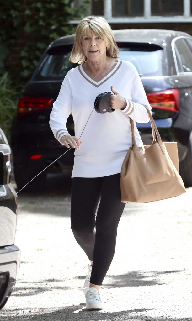 Ruth Langsford in a White Jumper