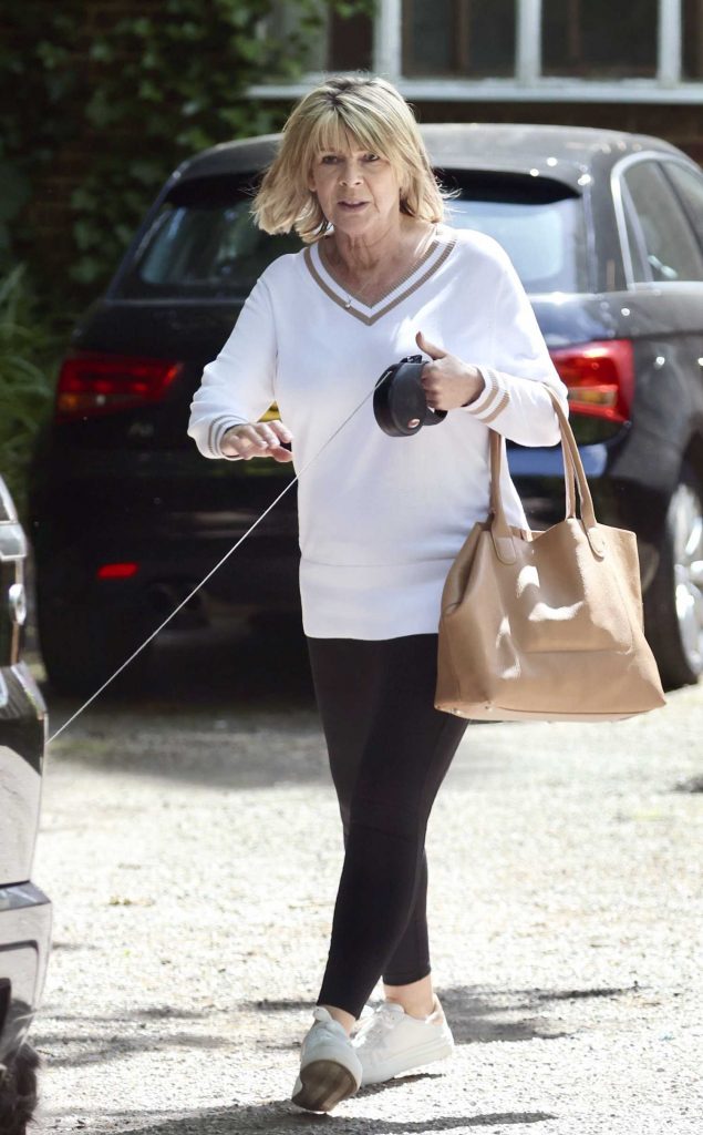 Ruth Langsford in a White Jumper