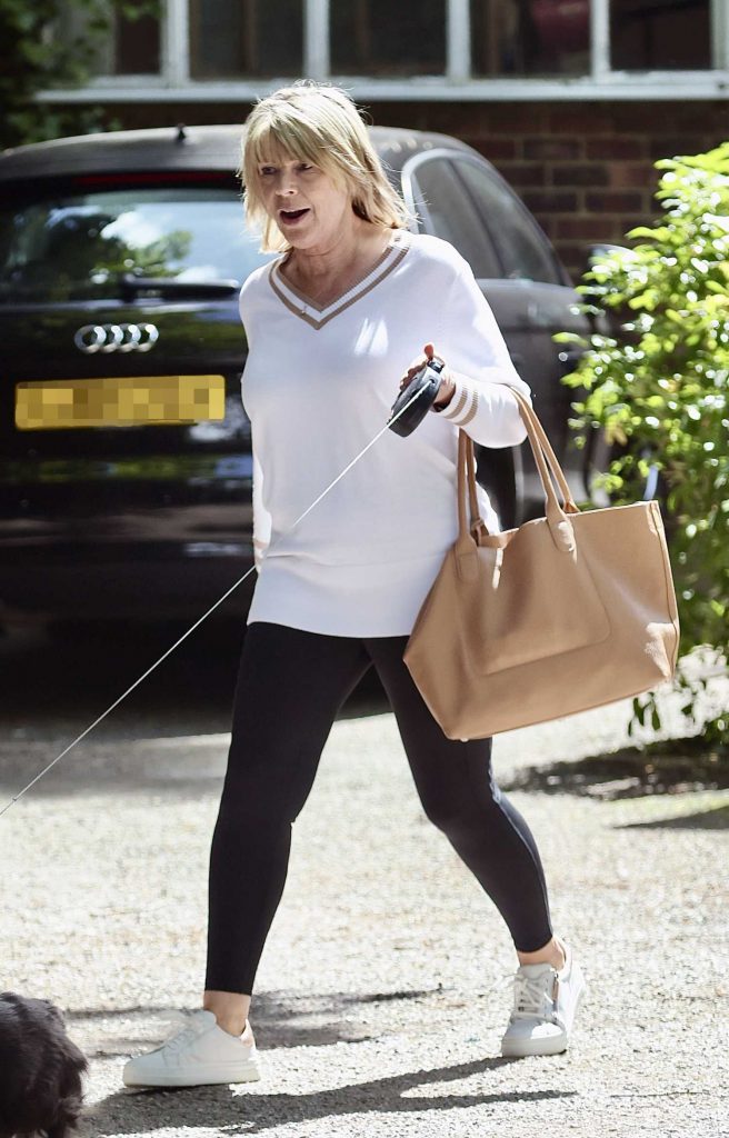 Ruth Langsford in a White Jumper