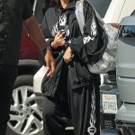 Kim Kardashian in a Black Cap Was Seen Out in Calabasas