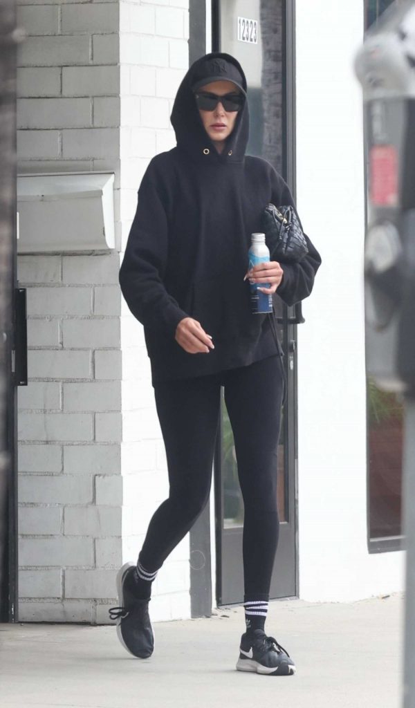 Kimberly Stewart in a Black Hoodie