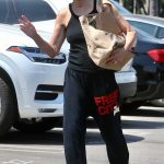 Lisa Rinna in a Black Tank Top Was Spotted while Shopping at Erewhon in Studio City