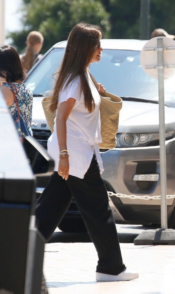 Sofia Vergara in a White Sneakers