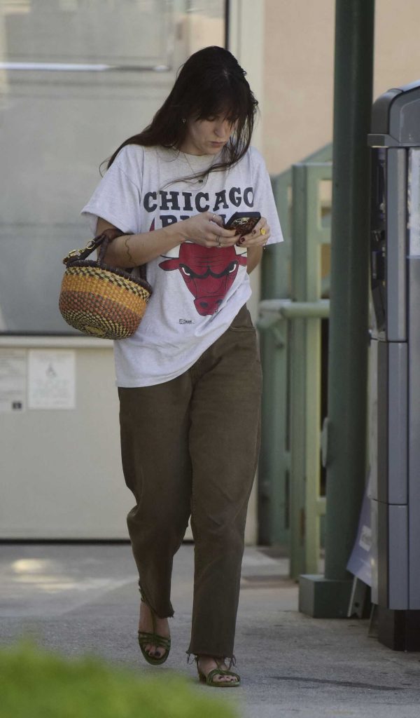 Scout Willis in a White Tee