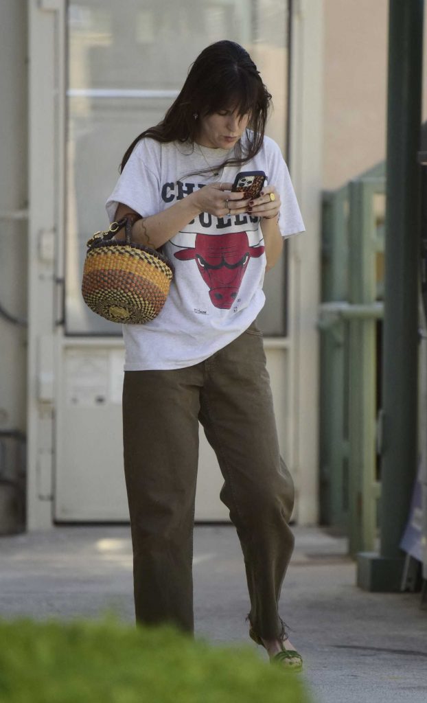 Scout Willis in a White Tee