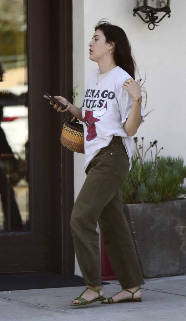 Scout Willis in a White Tee