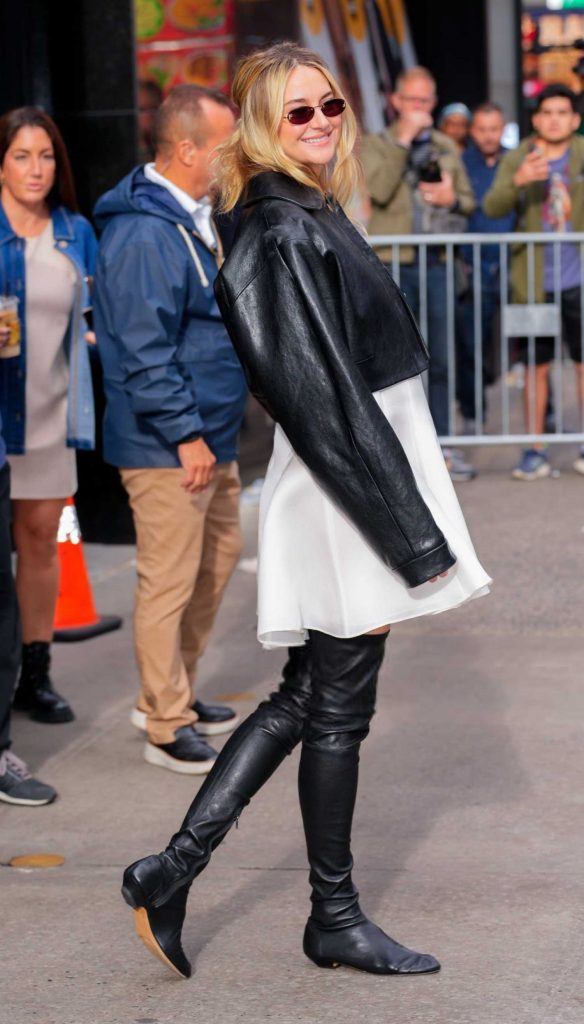 Shailene Woodley in a Black Over The Knee Boots