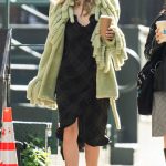 Suki Waterhouse in an Olive Fur Coat Was Seen Out in New York