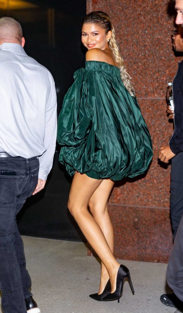 Zendaya in a Green Dress