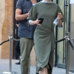 Daisy Ridley in an Olive Dress Was Seen Out with Tom Bateman in New York