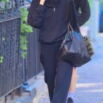 Irina Shayk in a Black Sweatsuit Was Seen Out in NYC