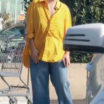 Khatira Rafiqzada in a Yellow Shirt Was Spotted Out in Los Feliz