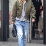 Louise Redknapp in a Blue Jeans Was Spotted on Bond Street in London